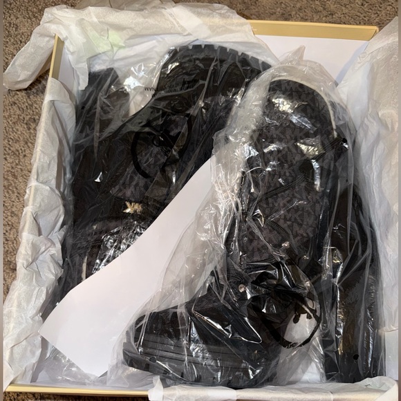 Michael Kors Culver Mixed-Media Platform Boot - Picture 8 of 11